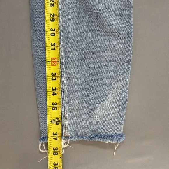 Polo Ralph Lauren Womens Mid-Rise Skinny Crop Blue Light Wash Denim Jeans 31x26 - Picture 14 of 16